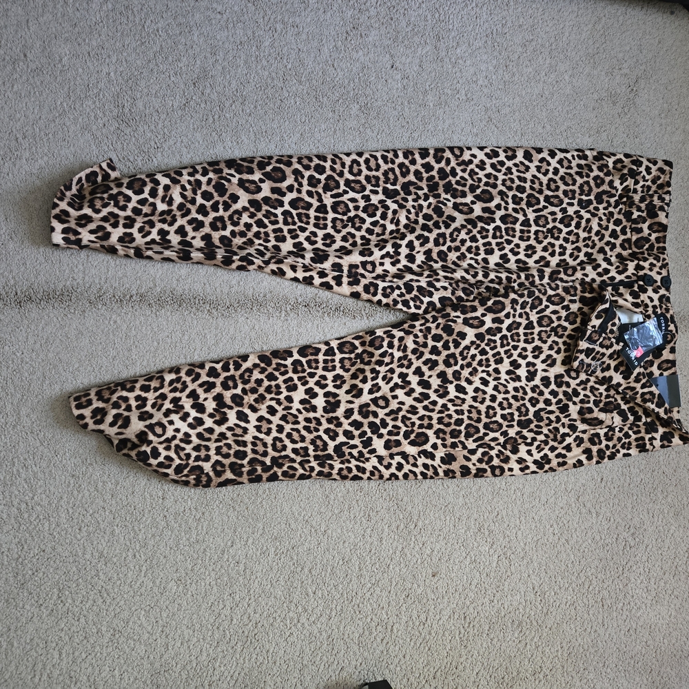 Torrid Leopard Print Skinny Jeans